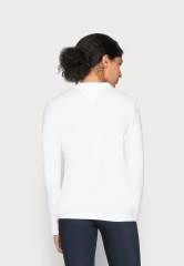 Tommy Hilfiger HERITAGE LONG SLEEVE SLIM  Polo shirt classic white HERITAGE LONG SLEEVE SLIM Рубашка поло классический белый