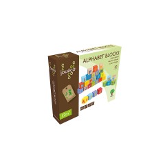 joueco Lernspielzeug Bausteine Alphabet Развивающие игрушки строительные блоки алфавит