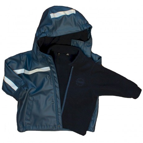 BMS Bernd Michael Schroder Sailing Wear gefutterte Regenjacke mit zip-in Fleecejacke Parkas fur Kinder Дождевик на подкладке с флисовой курткой на молнии Детские парки