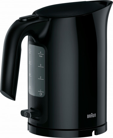 Braun Braun Wasserkocher WK 3000 BK, 1 l, 2200 W Schwarz Чайник Braun WK 3000 BK, 1 л, 2200 Вт