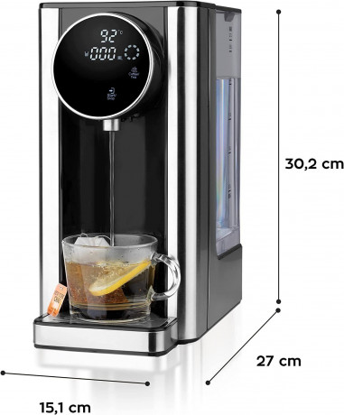 Heinrich?s Heinrich?s Heisswasserspender HWS 8731 Wasserkocher, 2.7 l, 2600,00 W, 7 verschiedene Temperatureinstellungen, Wassertank abnehmbar Диспенсер для горячей воды Heinrich HWS 8731, чайник, 2,7 л, 2600,00 Вт, 7 различных температурных режимов, съе