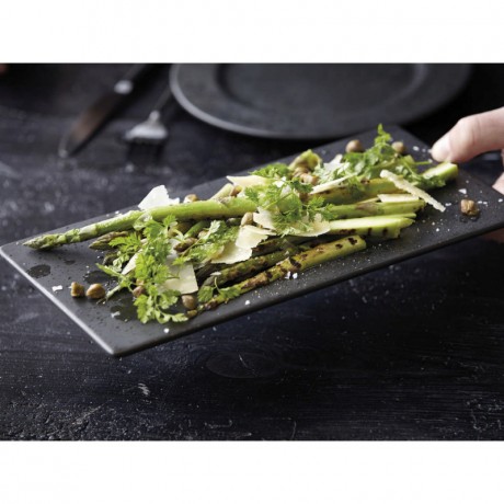 Bitz Bitz Classic black Platte 30x16 cm Тарелка Bitz Classic черная 30x16 см