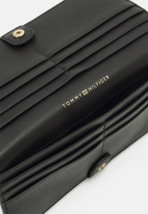 Tommy Hilfiger CASUAL CHIC LARGE WALLET Wallet black БОЛЬШОЙ КОШЕЛЕК CASUAL CHIC Бумажник черный