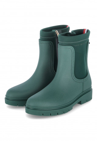 Tommy Hilfiger RAIN Wellies grun ДОЖДЬ Резиновые сапоги зеленый