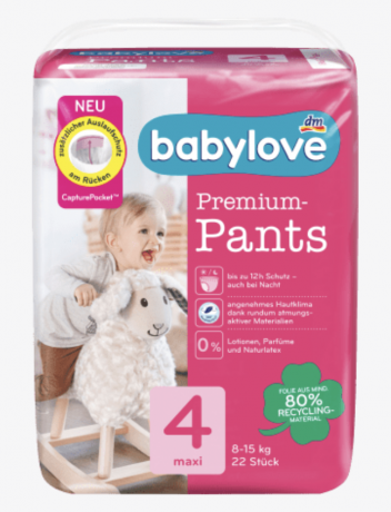 babylove Baby Pants Premium Gr. 4 Maxi (8-15 kg), 22 St