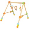 bieco Spieltrapez  Spielbogen fur Babys -Figuren Rasseln Kugeln- Hohenverstellbar Holz Spielbogen Игровая арка-трапеция для малышей