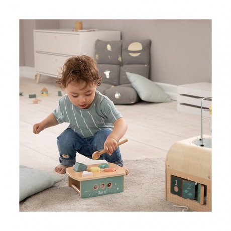 howa Klopfbank Hammerbank Sortierspiel space выбить банк молоток банка сортировка игровое пространство