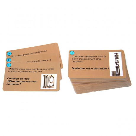 Wissner aktiv lernen Aufgabenkartchen fur Stapelzahlen (franzosisch) Карточки с заданиями для номеров стопок (французский)