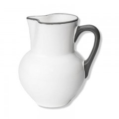 Gmundner Keramik Gmundner Keramik Grauer Rand Krug Wiener Form 1,0 L Керамический кувшин Gmundner с серым ободком венской формы 1,0 л