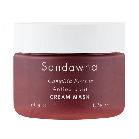 Sandawha Camellia Flower Antioxidant Cream Mask 50g  Camellia Цветочная крем-маска с антиоксидантами 50г