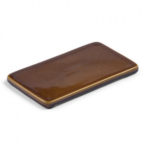 Bitz Bitz Gastro amber Beilagenteller eckig 22x12,8 cm Тарелка Bitz Gastro янтарная квадратная 22x12,8 см