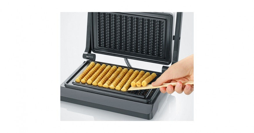 Severin Severin Waffelpommes-Maker, Waffeleisen beige/schwarz, 800 Watt  beige/schwarz Вафельница Severin, вафельница бежевый/черный, 800 Вт