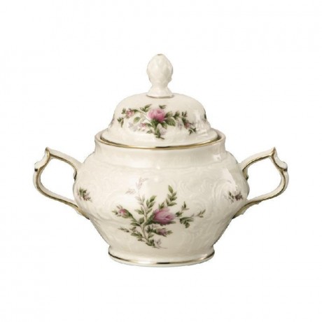 Rosenthal Rosenthal Sanssouci Elfenbein Moosrose neu Zuckerdose 0,26 l Rosenthal Sanssouci Ivory Moosrose новая сахарница 0,26 л