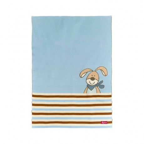 sigikid Baby Kuschelset 3-tlg. Hase Semmel Bunny hellblau Spieldecken Набор детских обнималок из 3-х частей. Игровые коврики Hase Semmel Bunny голубого цвета