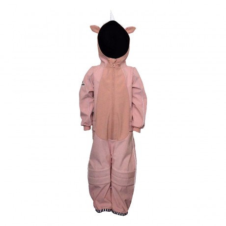 WeeDo UNIDO Einhorn Softshelloveralls fur Madchen Комбинезон софтшелл UNIDO с изображением единорога для девочек