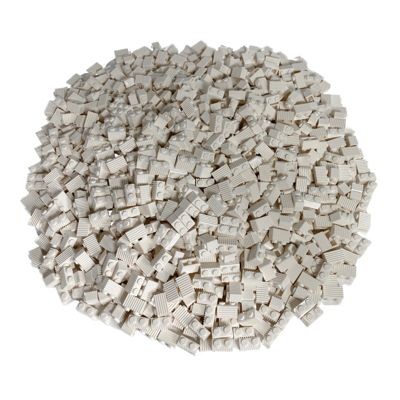 LEGO LEGO 1x2 Riffelsteine Weiss - 250 Stueck - White 2877 LEGO 1x2 Рифленые камни, белые - 250 штук - Белый 2877