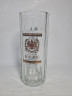 Немецкая пивная кружка винтажная Binding "125 лет Биндингу", стекло, 0.5 л, 20 см, Германия, 1980-90гг.