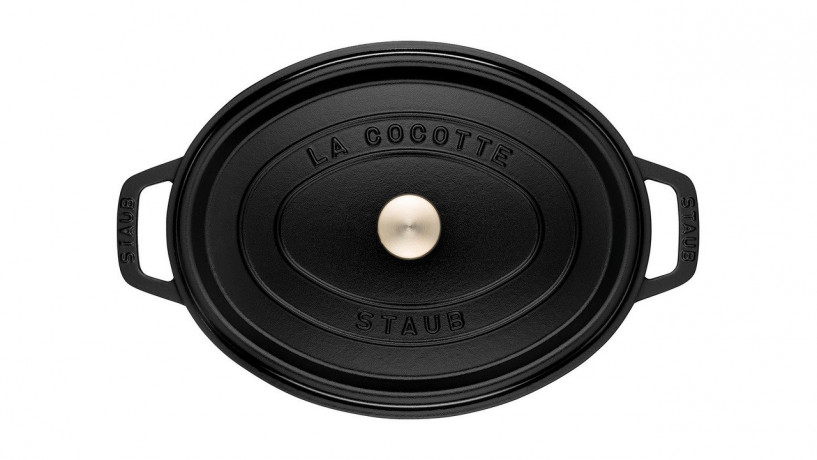 Staub Staub Br\u00e4ter Cocotte 33cm oval  schwarz Staub Br>4ter Кокотка 33см овальная