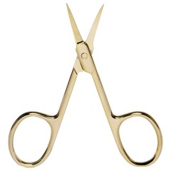 Lilly Lashes Eyelash Scissors - Glam Gold Wimpern Tools, 1 шт.