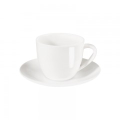 ASA SELECTION ASA A Table Weiss Cappuccinotasse mit Untertasse 0,25 L Чашка для капучино ASA A Table Weiss с блюдцем 0,25 л