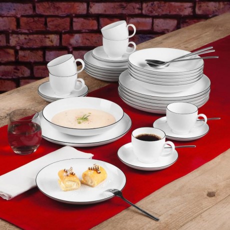 Seltmann Weiden Seltmann Weiden Lido Black Line Teeobertasse 0,20 L Чашка для чая Seltmann Weiden Lido Black Line 0,20 л