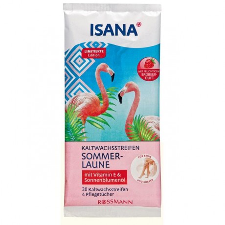 ISANA Kaltwachsstreifen Sommerlaune 20 шт.