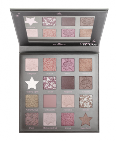 Essence Disney Princess Rapunzel silky eyeshadow palette, Эссенс Принцессы Диснея Паллетка теней для век Рапунцель