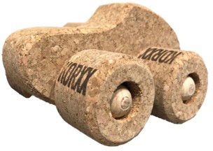 KORXX Spielzeugauto Kork Lambo rund Пробковая машинка Ламбо круглая