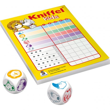 Schmidt Spiele Mitbringspiel Kniffel Kids Возьмите с собой игру Kniffel Kids