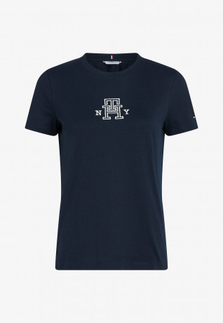 Tommy Hilfiger VARSITY LOGO Print T-shirt desert sky VARSITY LOGO Футболка с принтом небо пустыни