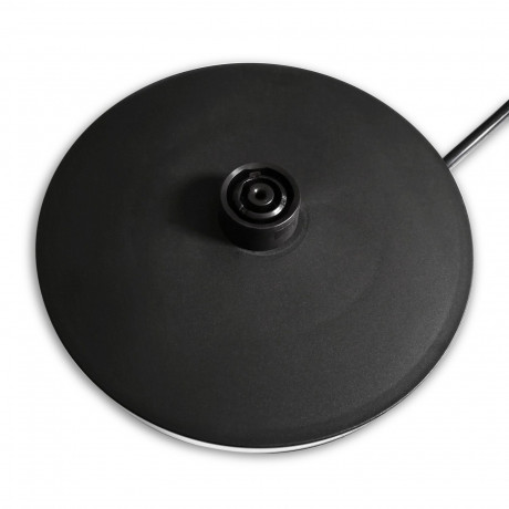 SLABO SLABO Wasserkocher Wasserkocher Kettle Glas mit LED-Beleuchtung, 2200 Watt, 1,7 Liter, gerauschlos schwarz, silber, 1,7 l  Чайник SLABO чайник стеклянный со светодиодной подсветкой, 2200 Вт, 1,7 л, бесшумный черный, серебристый, 1,7 л