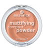 essence cosmetics compact powder, Эссентс Компактная Пудра для лица матирующая soft beige 02, 12 г