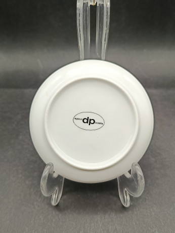 Набор декоративных тарелок винтажных Furstenberg "Немецкие города", в заводской упаковке, фарфор, 6 шт., 9.5 см, Германия, 1970-80гг.