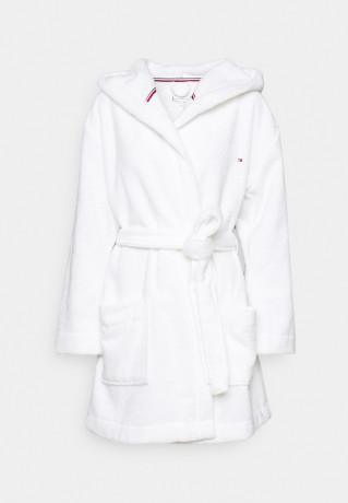 Tommy Hilfiger BATHROBE Dressing gown white ХАЛАТ Халат белый