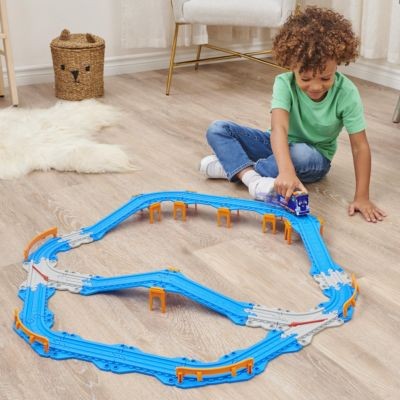 Spin Master Mighty Express Schienen Set mit Push-and-Go Zug Mechaniker Milo Набор треков Mighty Express с механиком поезда Milo