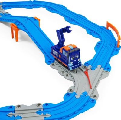 Spin Master Mighty Express Schienen Set mit Push-and-Go Zug Mechaniker Milo Набор треков Mighty Express с механиком поезда Milo