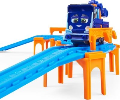 Spin Master Mighty Express Schienen Set mit Push-and-Go Zug Mechaniker Milo Набор треков Mighty Express с механиком поезда Milo