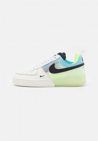 Nike Sportswear AIR FORCE 1 REACT UNISEX Sneaker low white/black/barely volt/ghost green/blue chill/sail AIR FORCE 1 REACT UNISEX Низкие кроссовки женские белый/черный/еле вольт/призрачно-зеленый/синий холод/парус