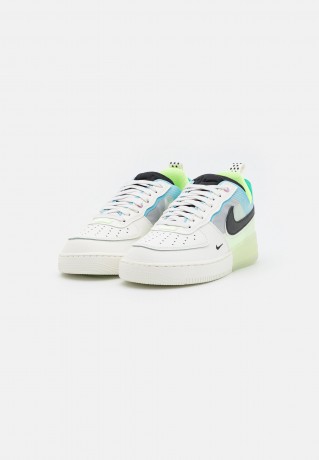 Nike Sportswear AIR FORCE 1 REACT UNISEX Sneaker low white/black/barely volt/ghost green/blue chill/sail AIR FORCE 1 REACT UNISEX Низкие кроссовки женские белый/черный/еле вольт/призрачно-зеленый/синий холод/парус