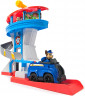 PAW PATROL Lookout Tower Cмотровая вышка, высота более 50 см, игровой набор «Штаб» с 1 базовой полицейской машиной, 2 фигурками для погони и аксессуарами, 3+