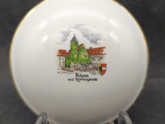 Шкатулка миниатюрная винтажная PWB Porzellan Bavaria "Ахерн", ручная работа, фарфор, 11 см, Германия, 1970-80гг.