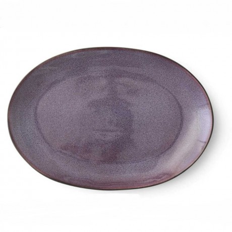 Bitz Bitz Gastro black / lilac Platte oval 36x25 cm Блюдо Bitz Gastro черное/сиреневое овальное 36x25 см