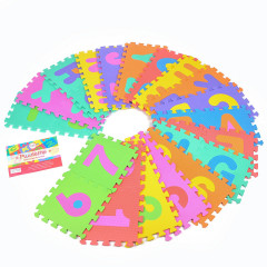 Pink Papaya Puzzlematte mit Zahlen und Buchstaben Puzzlestar ABC\/123 Коврик-пазл с цифрами и буквами Puzzlestar ABC/123