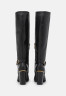 Tommy Hilfiger BELT LONGBOOT High heeled boots black BELT LONGBOOT Сапоги на высоком каблуке черный