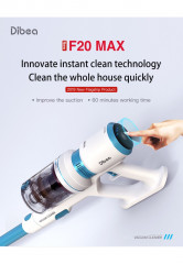 MooSoo MooSoo Akku-Handstaubsauger F20Pro Akku-Staubsauger, 28 kPa, beutellos, 60 Min., 5 Dusen, 400,00 W, Beutellos, Burstenloser Motor, 80 Luftwatt, Filterzyklon + Baumwollfilter (H13)  Беспроводной ручной пылесос MooSoo Беспроводной пылесос F20Pro, 28 