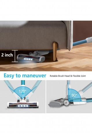 MooSoo MooSoo Akku-Handstaubsauger F20Pro Akku-Staubsauger, 28 kPa, beutellos, 60 Min., 5 Dusen, 400,00 W, Beutellos, Burstenloser Motor, 80 Luftwatt, Filterzyklon + Baumwollfilter (H13) Беспроводной ручной пылесос MooSoo Беспроводной пылесос F20Pro, 28