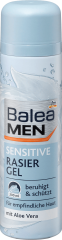 Balea MEN sensitive Rasiergel Гель для бритья с Алоэ Вера для чувствительной кожи, 200 мл