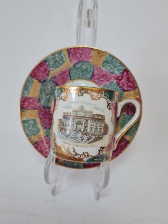 P.R. Bavaria Чайная пара "Достопримечательности Рима", Германия, 1960-70гг.