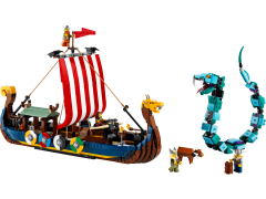 Lego Wikingerschiff mit Midgardschlange Корабль викингов со Змеем Мидгарда