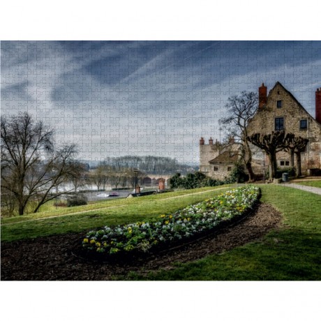 CALVENDO Puzzle CALVENDO Puzzle Garten und Loire Пазл CALVENDO Puzzle Сад и Луара
